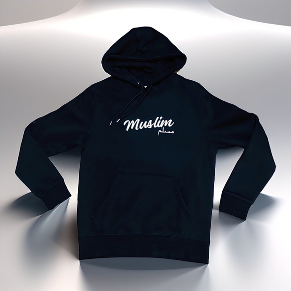Mast3r Fashion black & gold Muslim hoodie - Picture 1 of 2